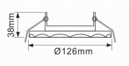 Einbaurahmen GX53 H4 5313