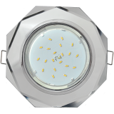 GX53 H4 5312 Rahmen Achteck Chrome mit Spiegeleffekt