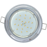 GX53 H4 9022 Rahmen Rund Silber/Chrome/Silber