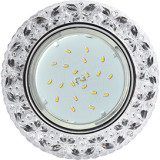 GX53 H4 LD7040 Rahmen Leuchtend Rund Glas Durchsichtig (Schmetterling)