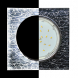 GX53 H4 LD5311 Rahmen Quadrat Chrome mit Sticheis Effect